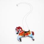 Carousel Necklace - Wooden - Merry Go Round -..