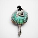 Ballet, Ballet Dancer, Wooden Brooch, Ballet Tutu,..