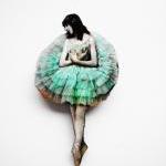 Ballet, Ballet Dancer, Wooden Brooch, Ballet Tutu,..